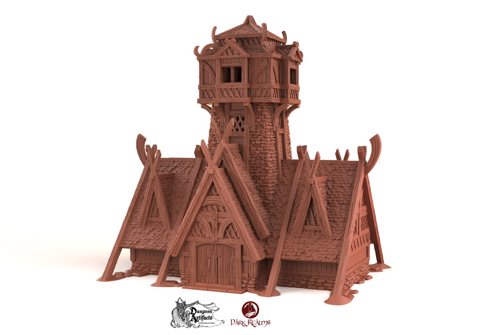 Norse Hall - Odingard - Dark Realms Terrain Wargaming D&D DnD