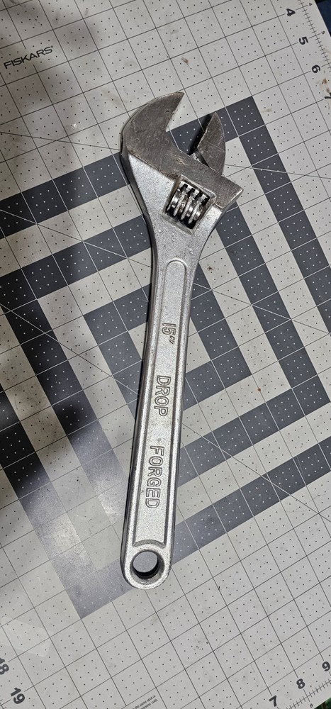 Plymouth Forge 15" Adjustable Crescent Wrench WP367