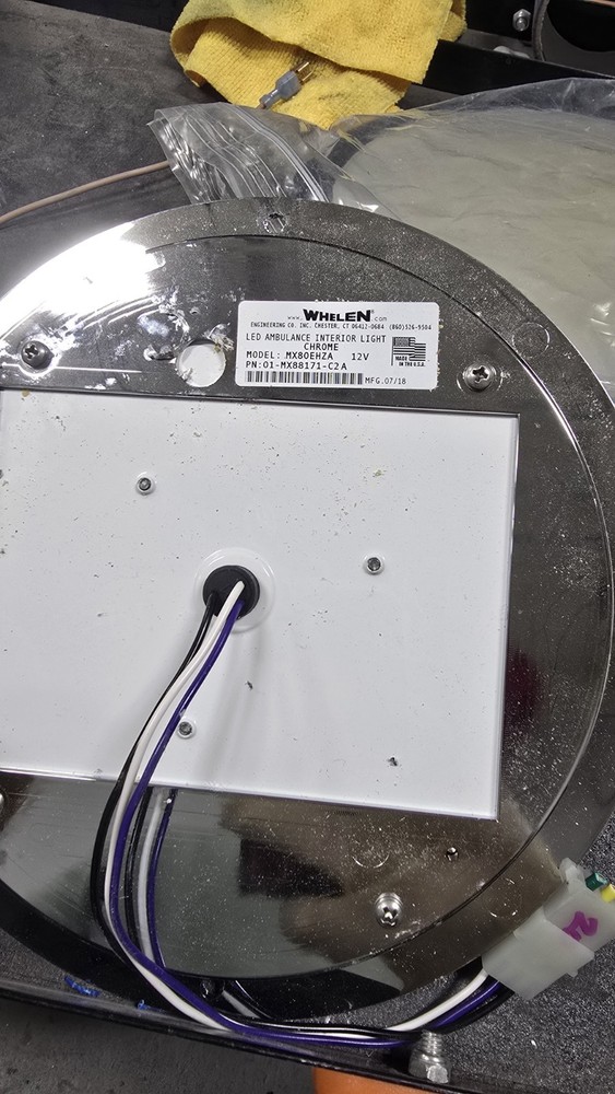 WHELEN Led Ambulance Interior Light Chrome 12 V