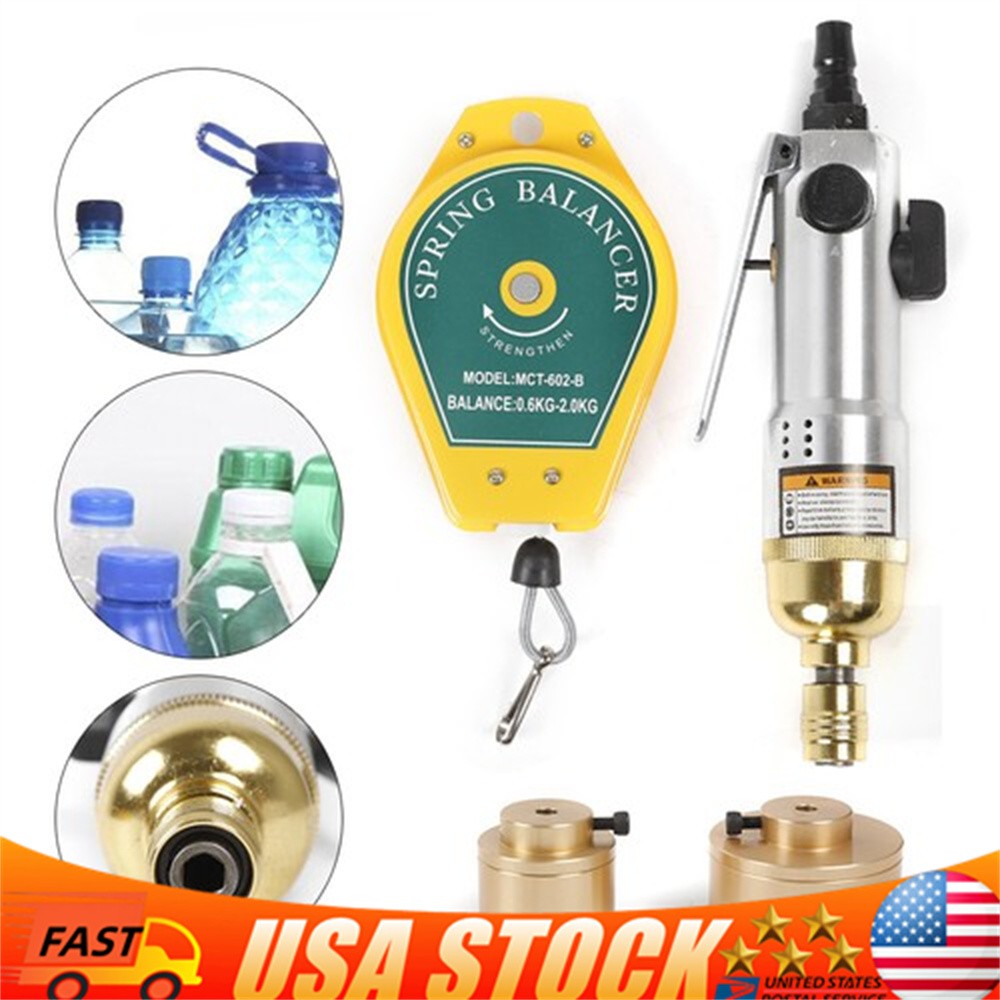 Handheld Electric Bottle Capping Machine Screw Cap Capper Sealing Sealer Tool US