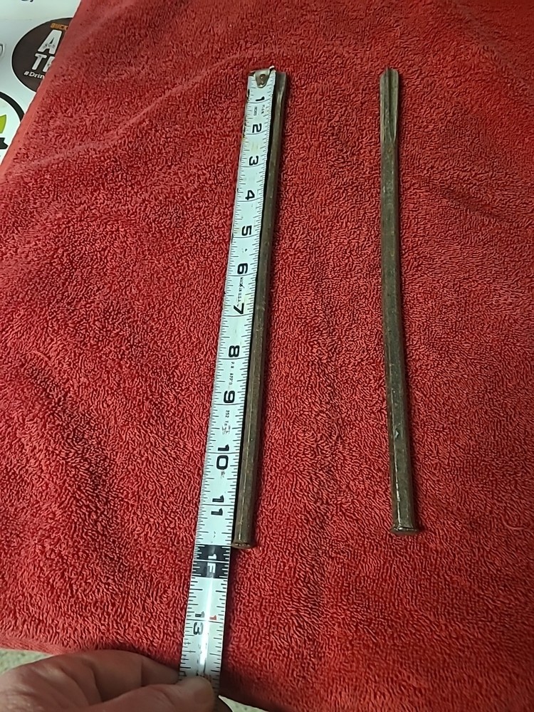 2 Masonry Tool 12" Star Point Chisel ~ 1/4" And 1/2 Inch