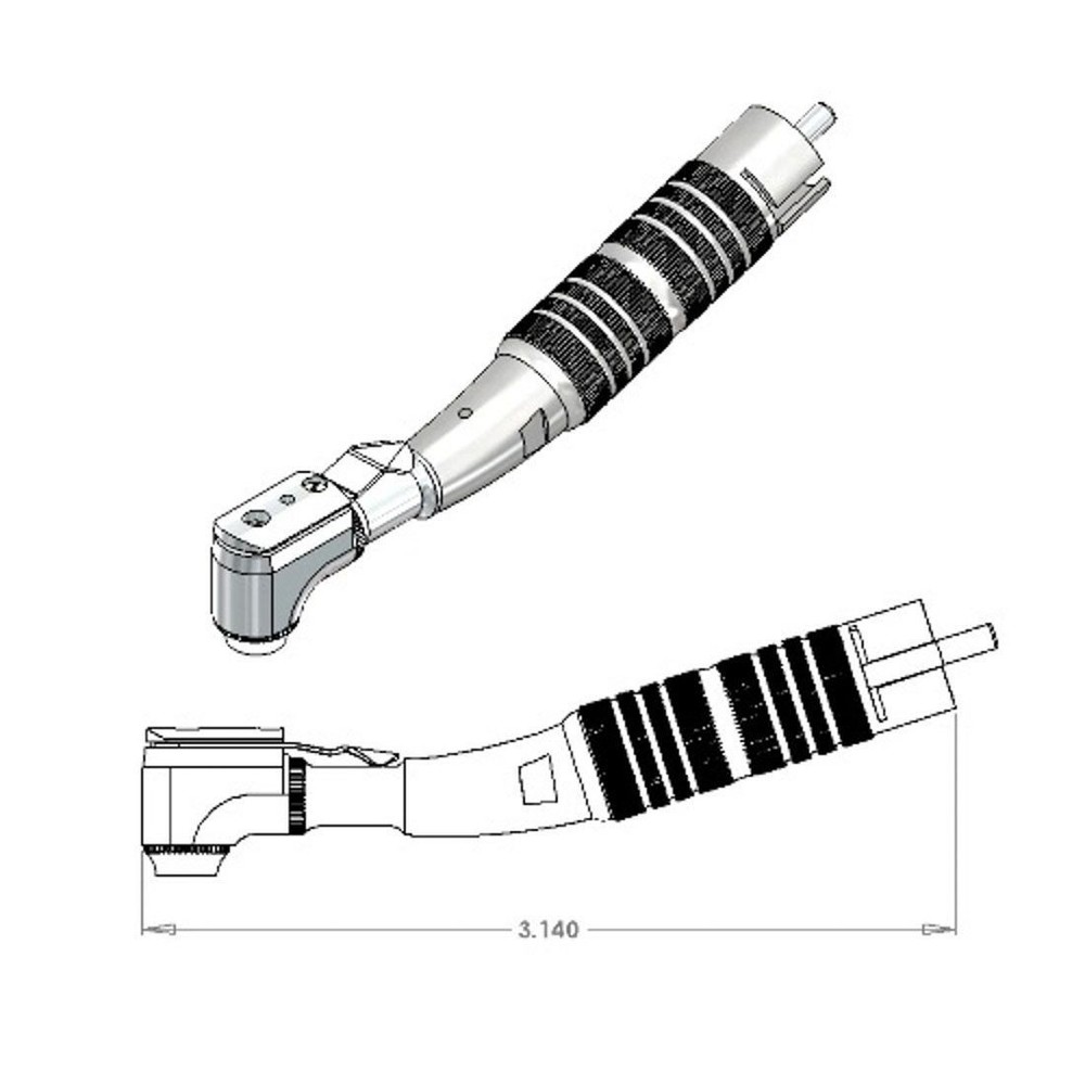 U-Style Latch-Type Contra Angle