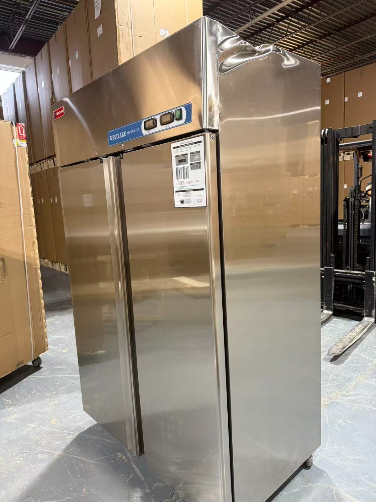 WESTLAKE 48" 2-Door Commercial Refrigerator Freezer Combo - DAMAGED