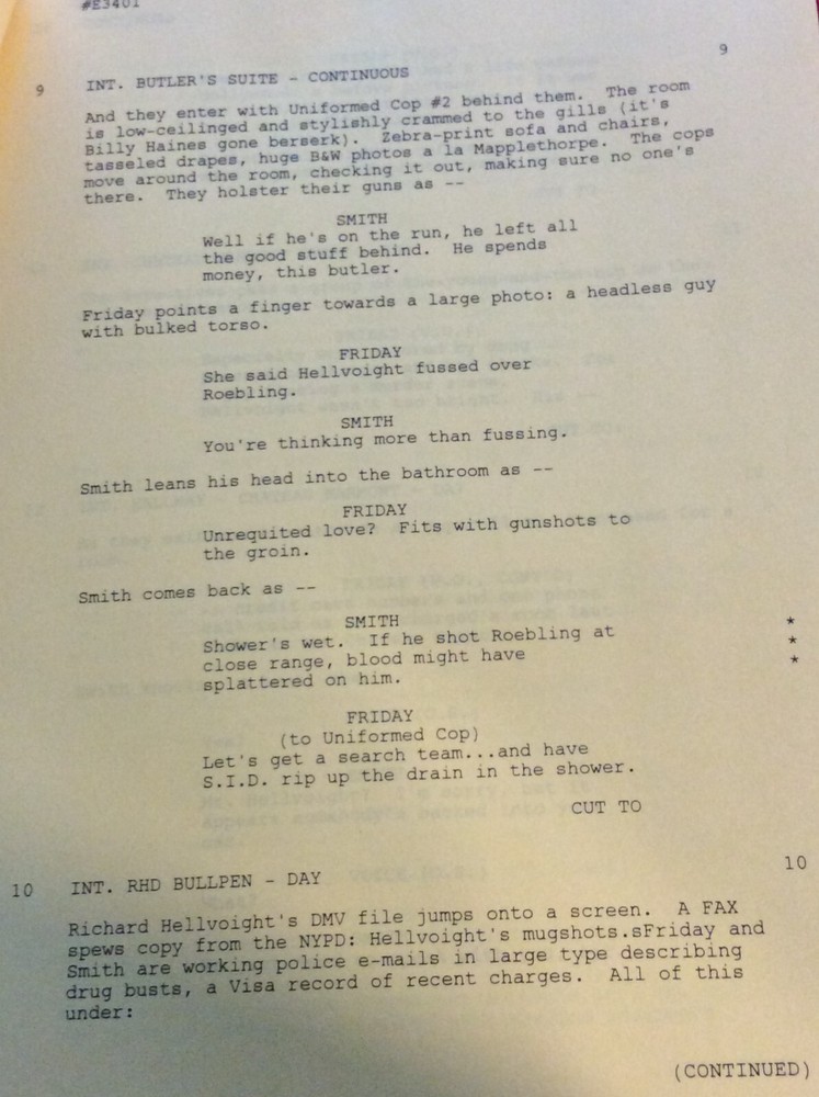ORIGINAL SCRIPT DRAGNET THREE BLONDS ED O'NEILL EVA LONGORIA ETHAN EMBRY