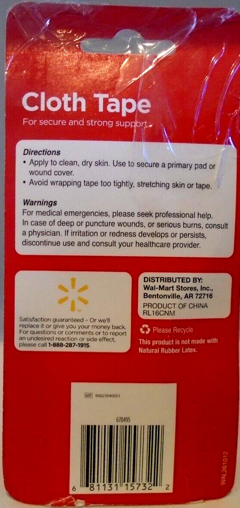 Equate Cloth Tape 2 ROLLS first aid
