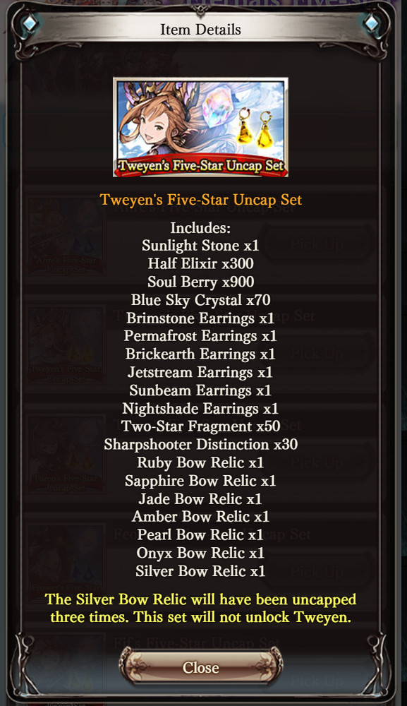 Granblue Fantasy Fes 2023 EXTRA Sunlight Stone Eternals Sets only serial code