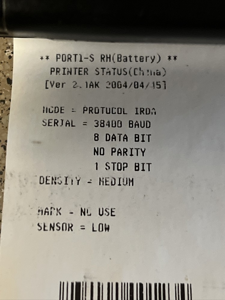WAY SYSTEMS MOBILE PORTABLE THERMAL Printer Receipt Desktop (see descript)