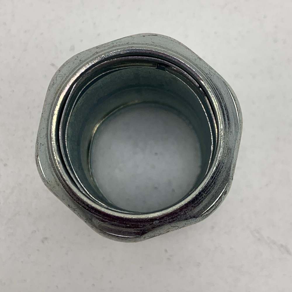 (50-Pack) One Inch EMT Conduit Steel Compression Coupling 1”