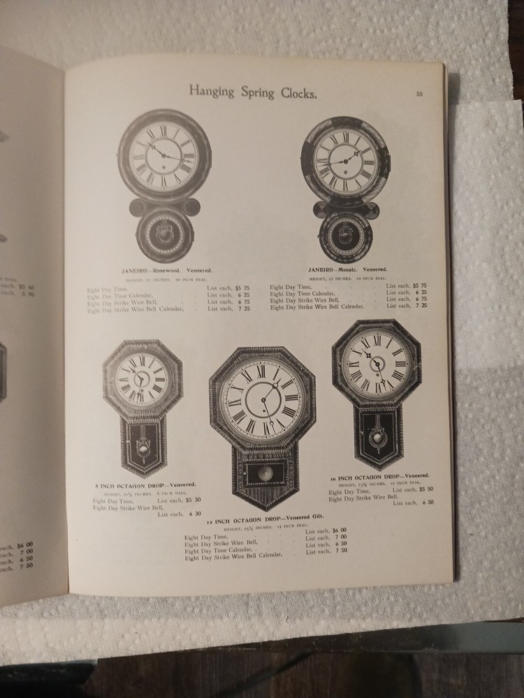 1901 To 1902 William L Gilbert Clock Co
