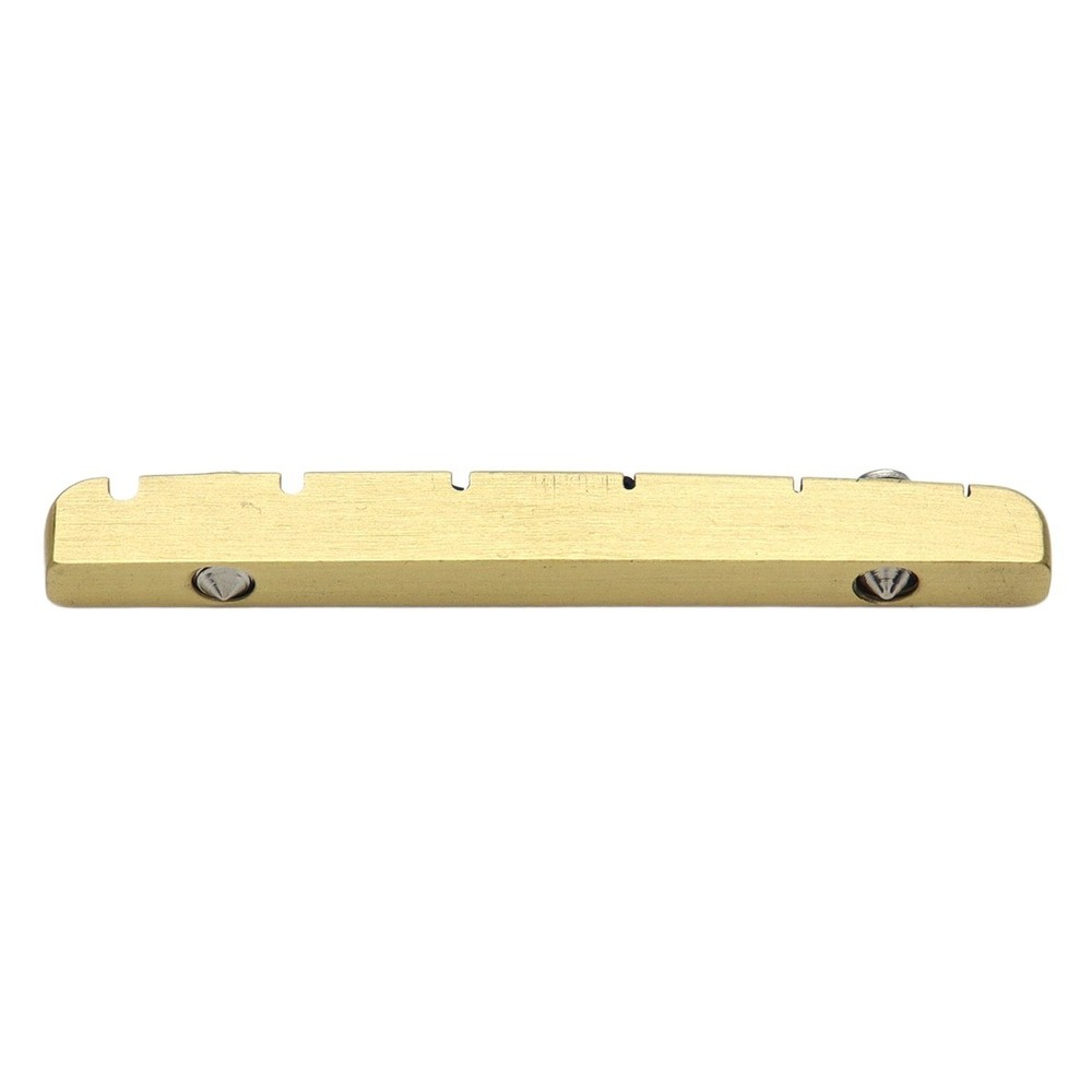 Brass Adjustable 6-String Electric Guitar Nut 42mm Width