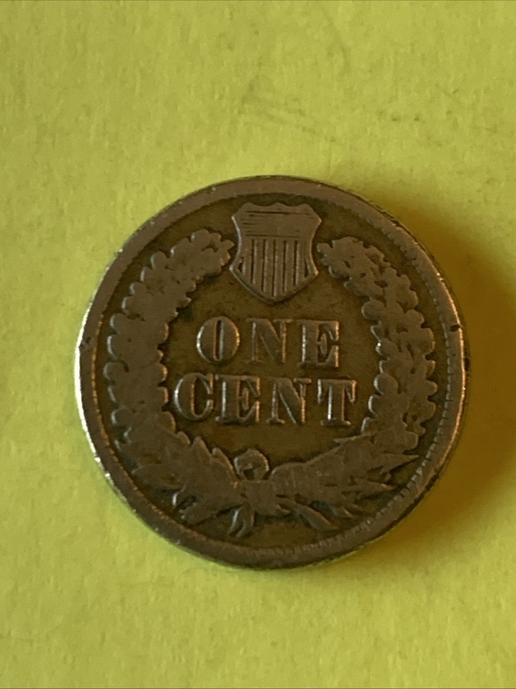 1863 Indian Head Cent . VG Very Good