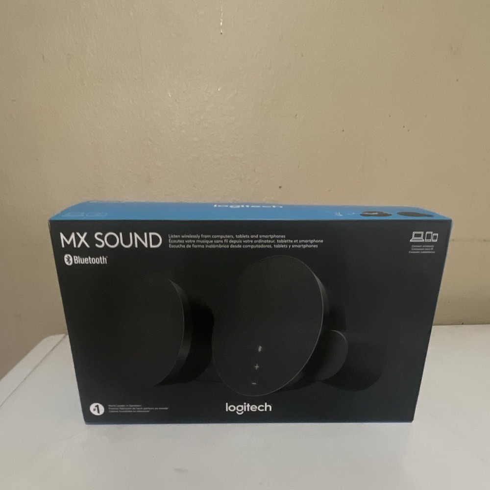 Logitech MX Sound 2.0 Bluetooth Wired Computer Speakers 24W Black