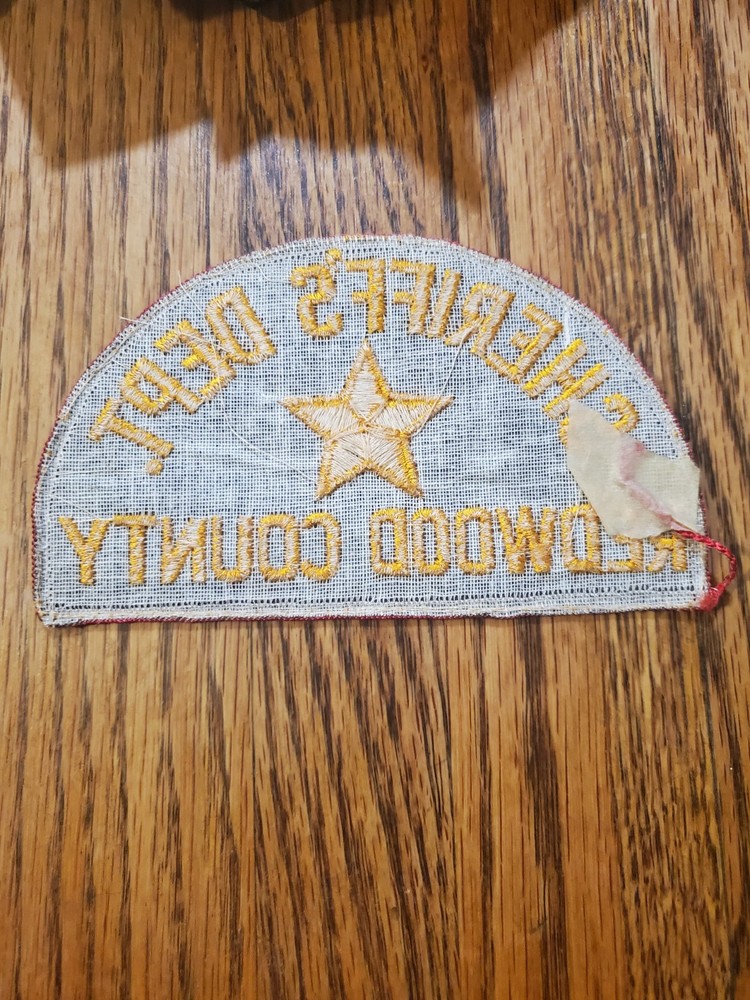 Vintage Redwood County Sheriff's Department patch