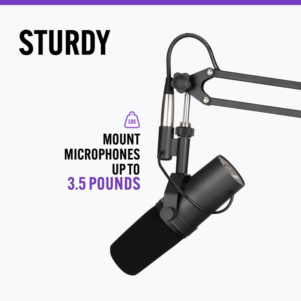MBS5000 Broadcast Mic Boom Arm - Experience Unparalleled Control and Versatility