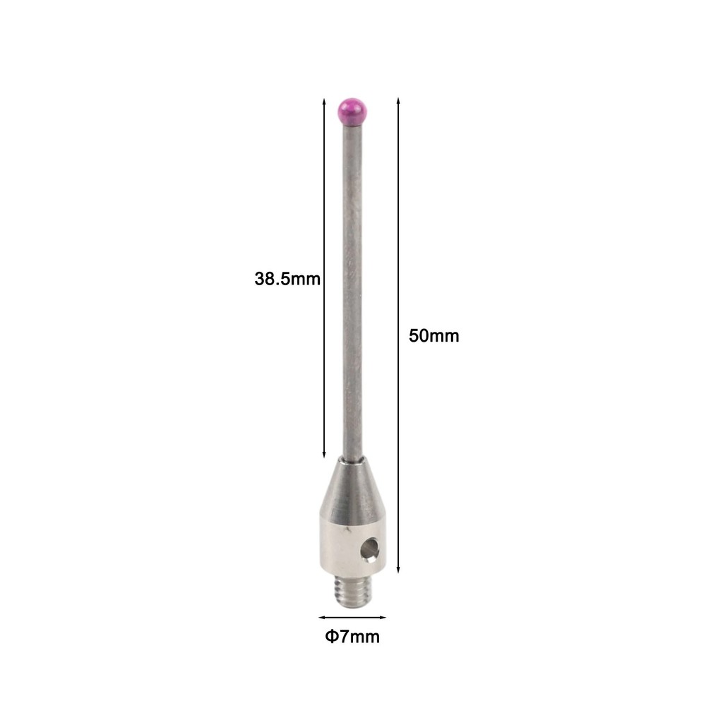 Stylus CMM Probe Thread Touch A-5003-3680 Ceramic Ceramic And White Steel