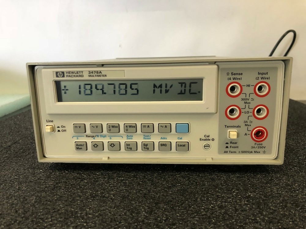 HEWLETT PACKARD 3478A MULTIMETER