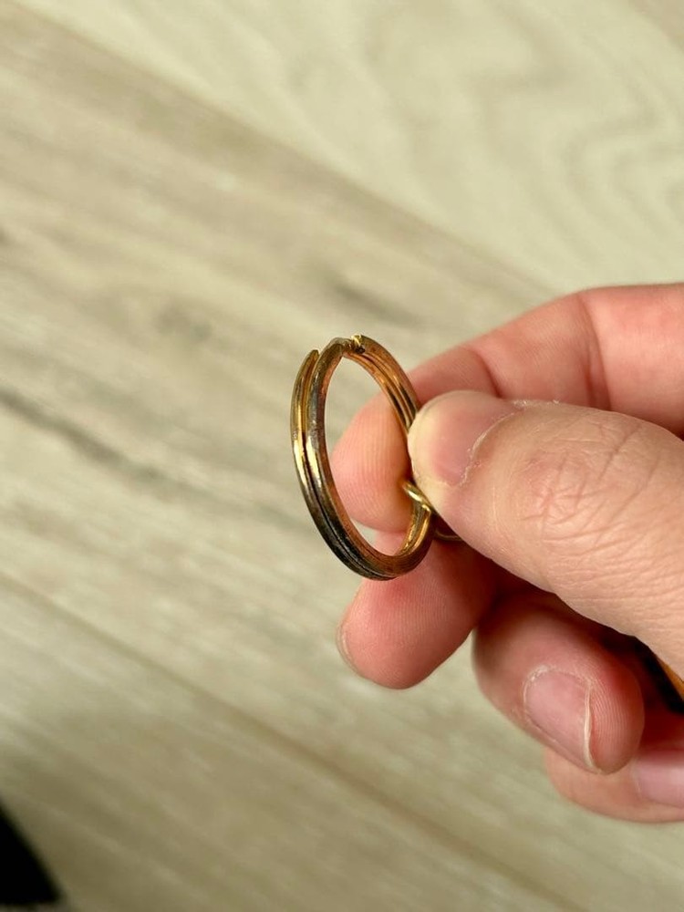 hide Yellow Heart Keychain FERNANDES