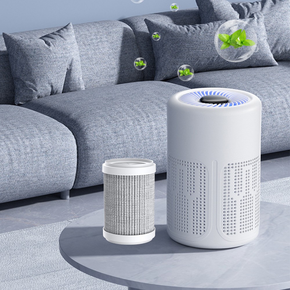 Mini Air Purifier Uses Negative Ion Technology W/Filter Dust Bacteria Particles