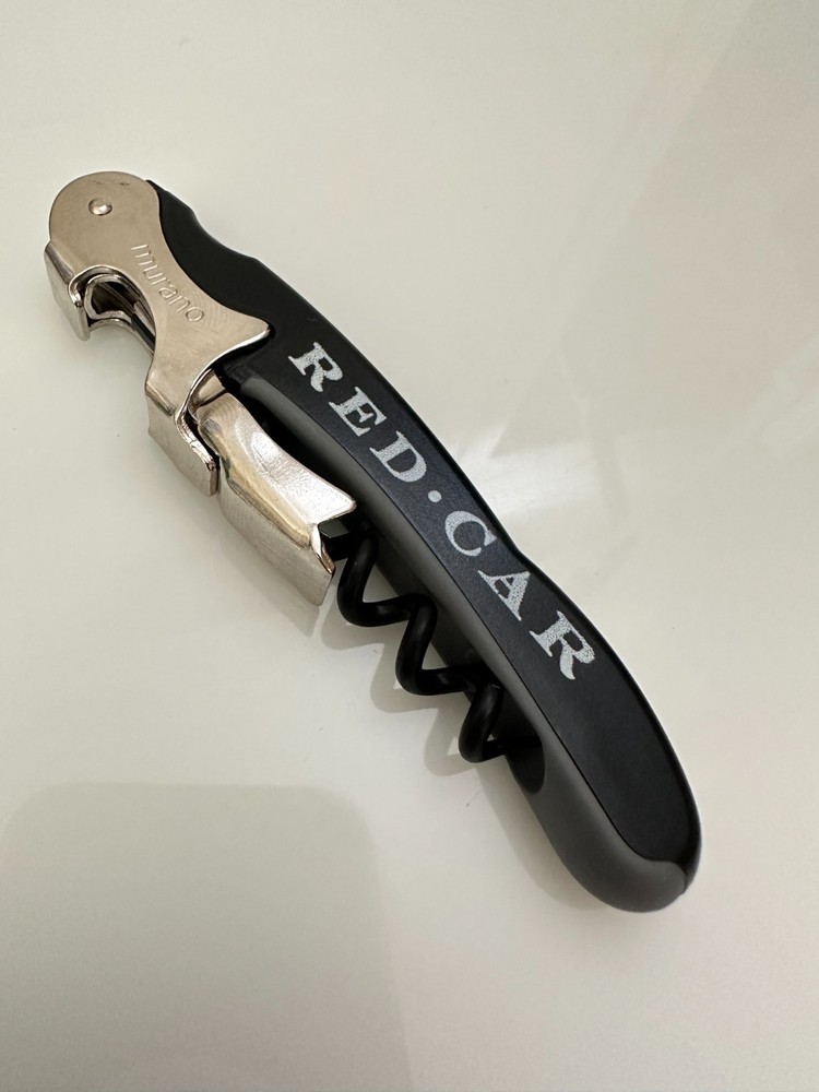 Murano RED CAR WINE Waiters Corkscrew Wine Key Opener