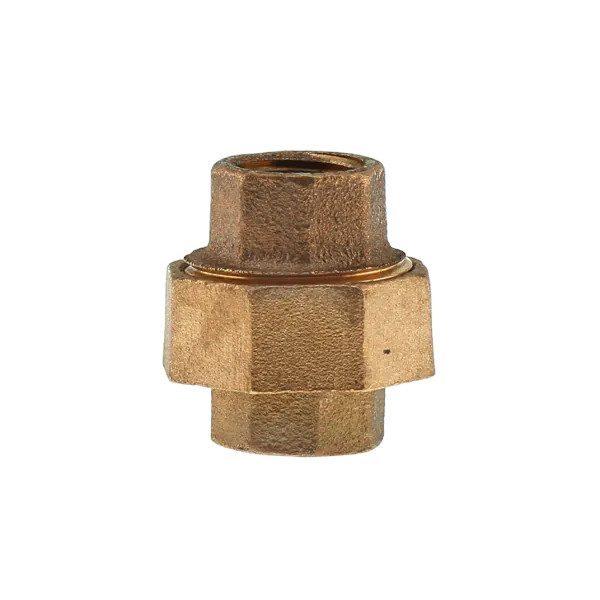 No Lead Brass Union - Threaded - 1/4"