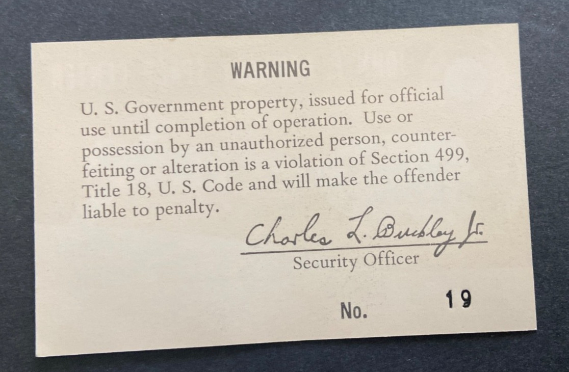 Original NASA (8) Item Mixed Apollo Soyuz Lot - Includes (3) Access Badges