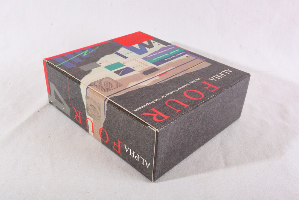 Alpha Four, Evaluation Copy, 2 Books and Software in Case