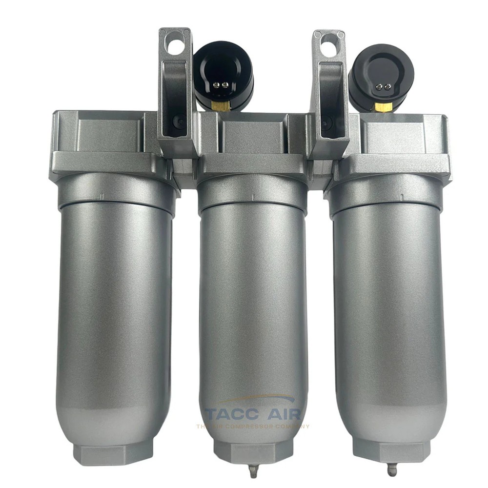 3/4" Compressed Air Inline Filter Desiccant Dryer Moisture Separator Trap System