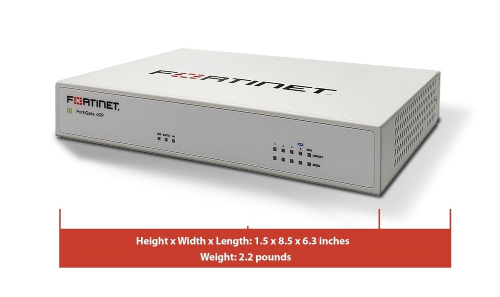Fortinet FortiGate FG-40F Network Security/Firewall Appliance FG40F
