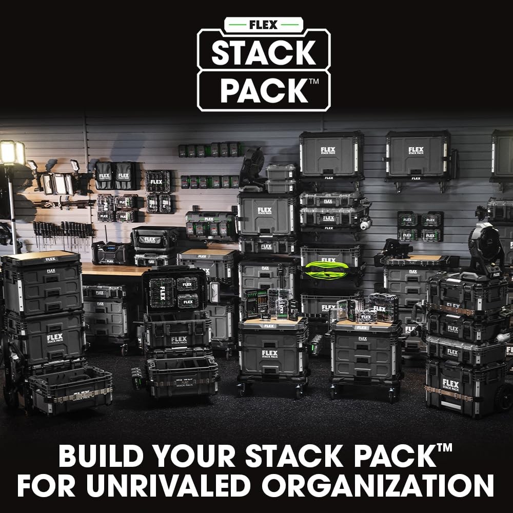 FLEX STACK PACK Storage System Compact Organizer Box - FS1302
