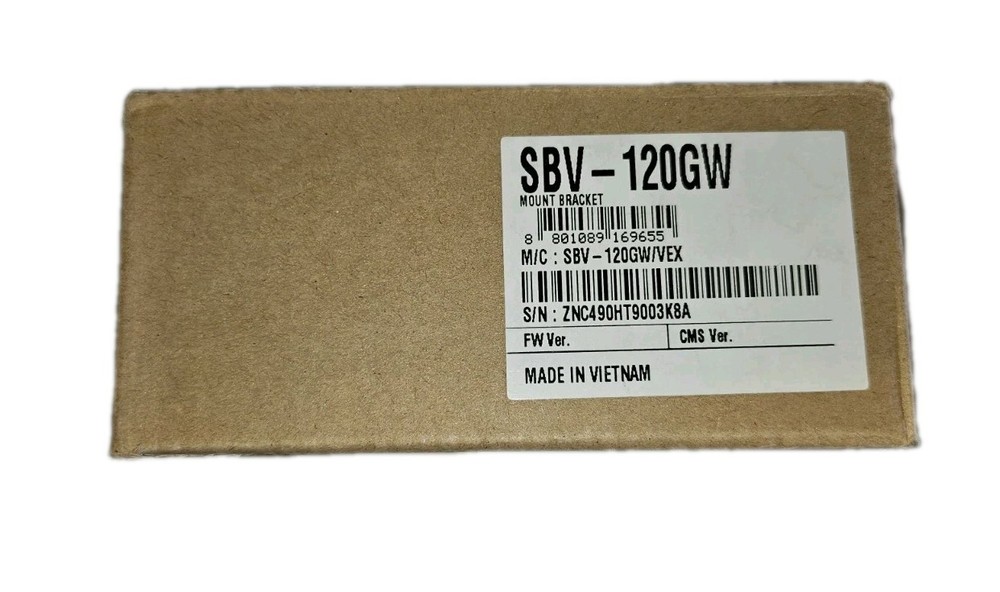 Hanwha SBV-120GW Camera Backbox. New In Box