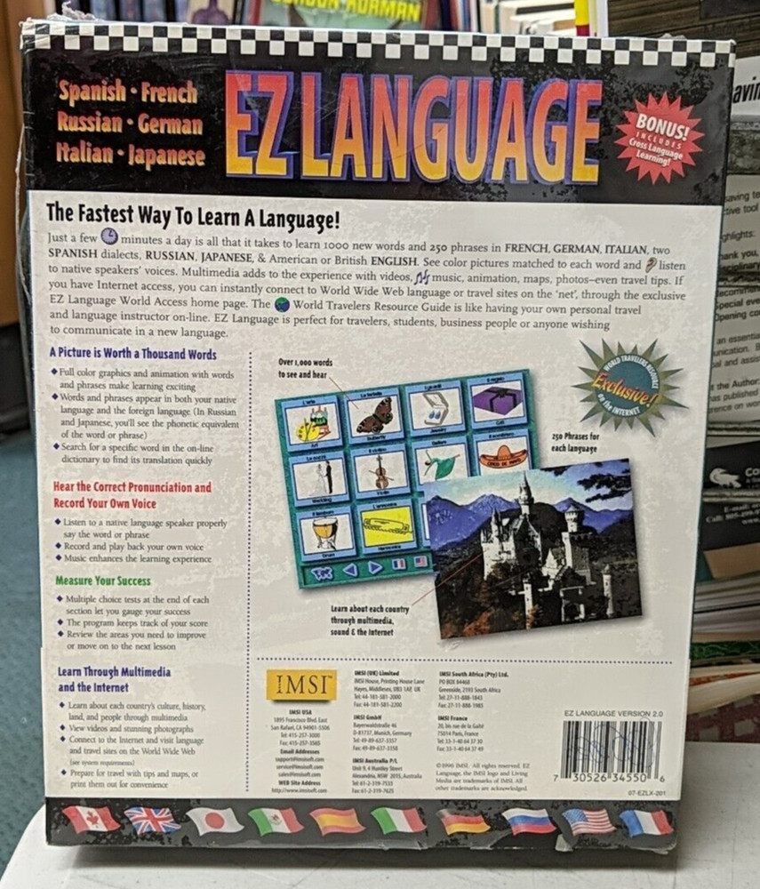 IMSI Ez Language Software New Sealed 1996