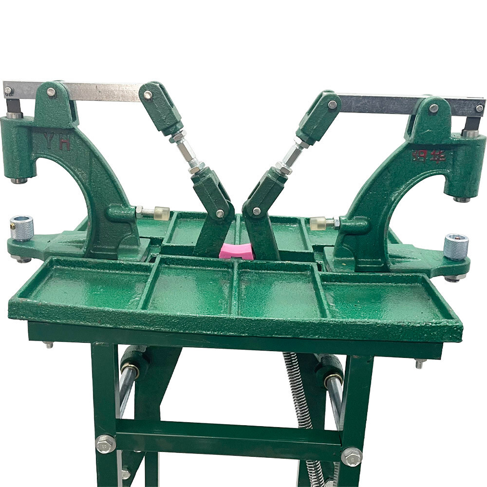 Manual Twisting Machine Two Station Hand Riveting Machine with Foot Press