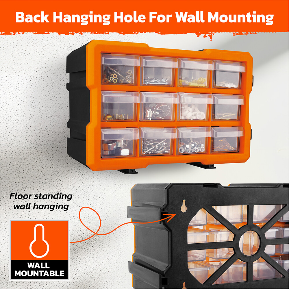 5/16/21 Drawers Storage Cabinet Tool Box Bin Chest Case Parts Organizer Divider