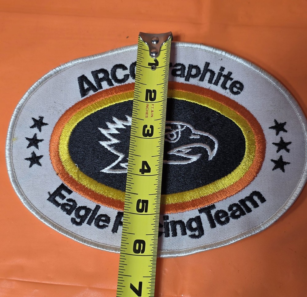 ARCOgraphite Eagle Racing Team Large Patch - RARE FIND!! WoW LQQK ARCO Graphite!