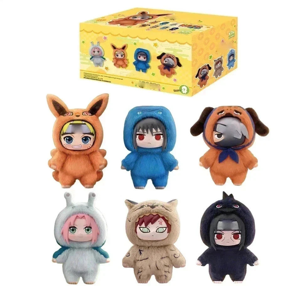 TOP TOY Naruto Beast Party Series Plush Confirmed Blind Box Figure Gift BNWT