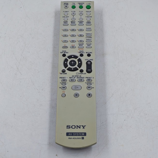 Sony RM-ADU005 Remote Control - Working, No Packaging/Accessories