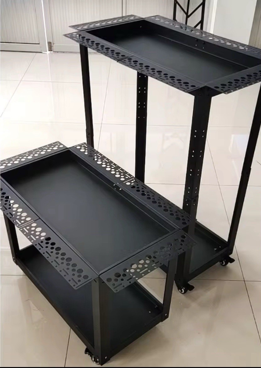 PDR Tool Cart Rolling Heavy-Duty Adjustable Height Black Steel Glue Pulling 💥