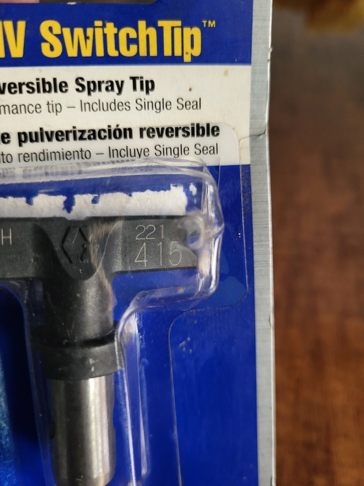 Graco 415 RAC IV Switch Tip-Reversible Spray Tip New Sealed