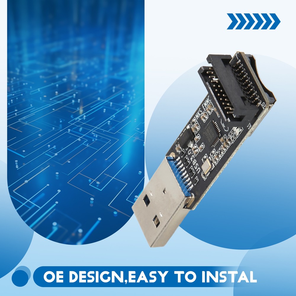 For EMMC-ADAPTER V2 USB 3.0 Card Reader for EMMC Module Micro- TF2931