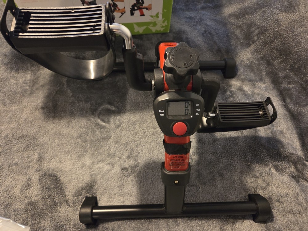 Nova 6002-R Exercise Peddler Digital Display Adjustable Tension Foldable Compact