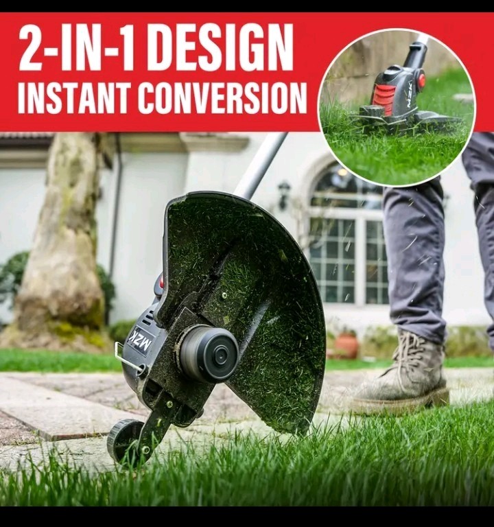 20V 12'' Cordless String Trimmer, Grass Trimmer&Edger with 8 Replacement Spoo...