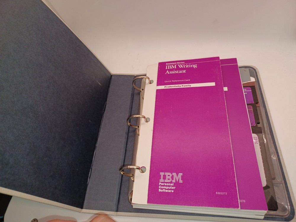 Vintage IBM Personal Computer Software Hardware Library Lot Floppy 1st Ed
