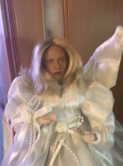 BUFFY VAMPIRE CUSTOM ANGEL SIDESHOW FIGURE LIGHTED XMAS DECOR ORNAMENT BIN BONUS