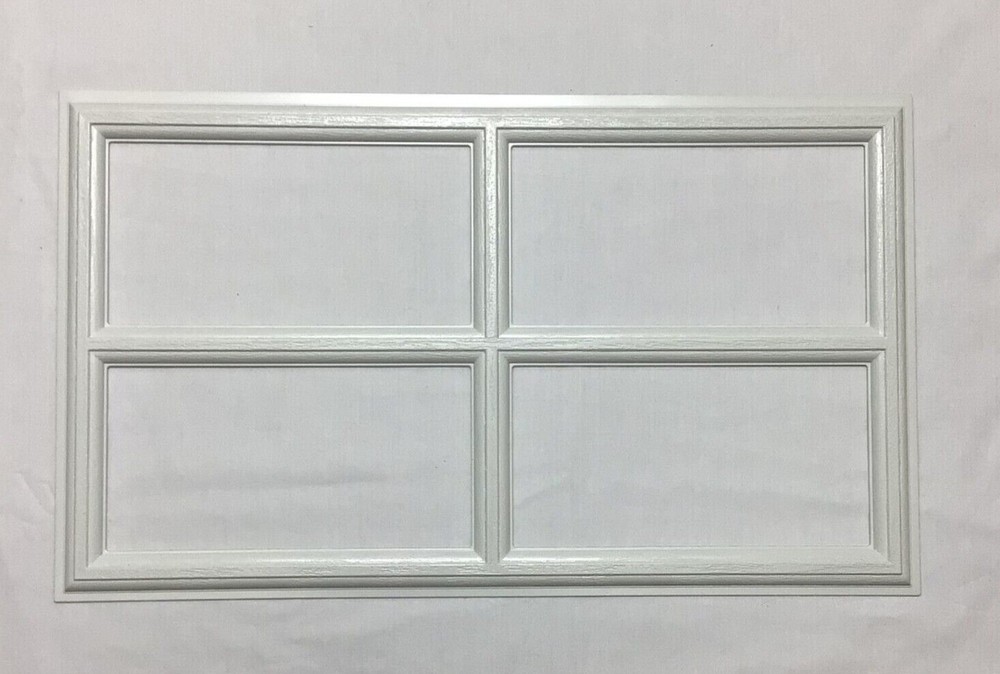 White Amarr Garage Door Window Kit Short Panel Frame Insert Grill Glass Options