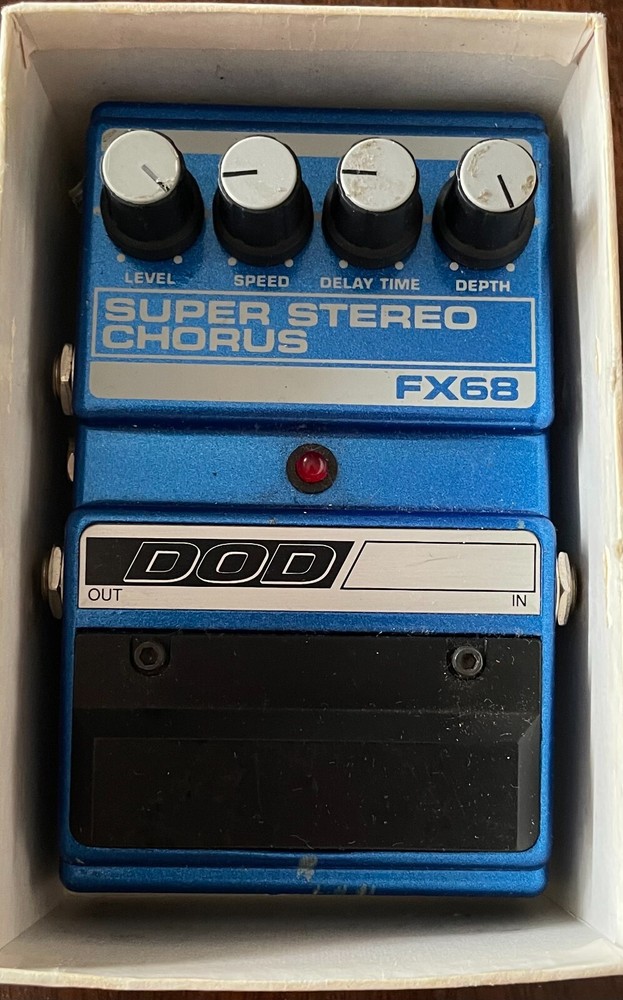 DOD FX68 Super Stereo Chorus Guitar Pedal NICE Condition Tested!