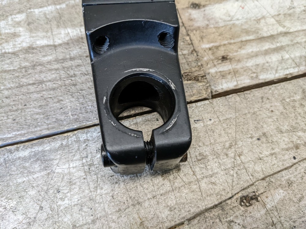 Y2K Black 1 1/8 Threadless Mid School BMX Stem