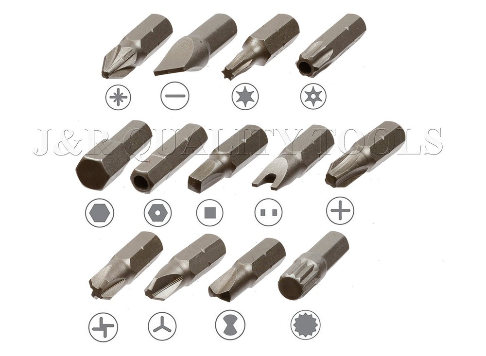 Vector Tools Security Bit Set, Chrome Vanadium Steel | 100-Piece Set One Size