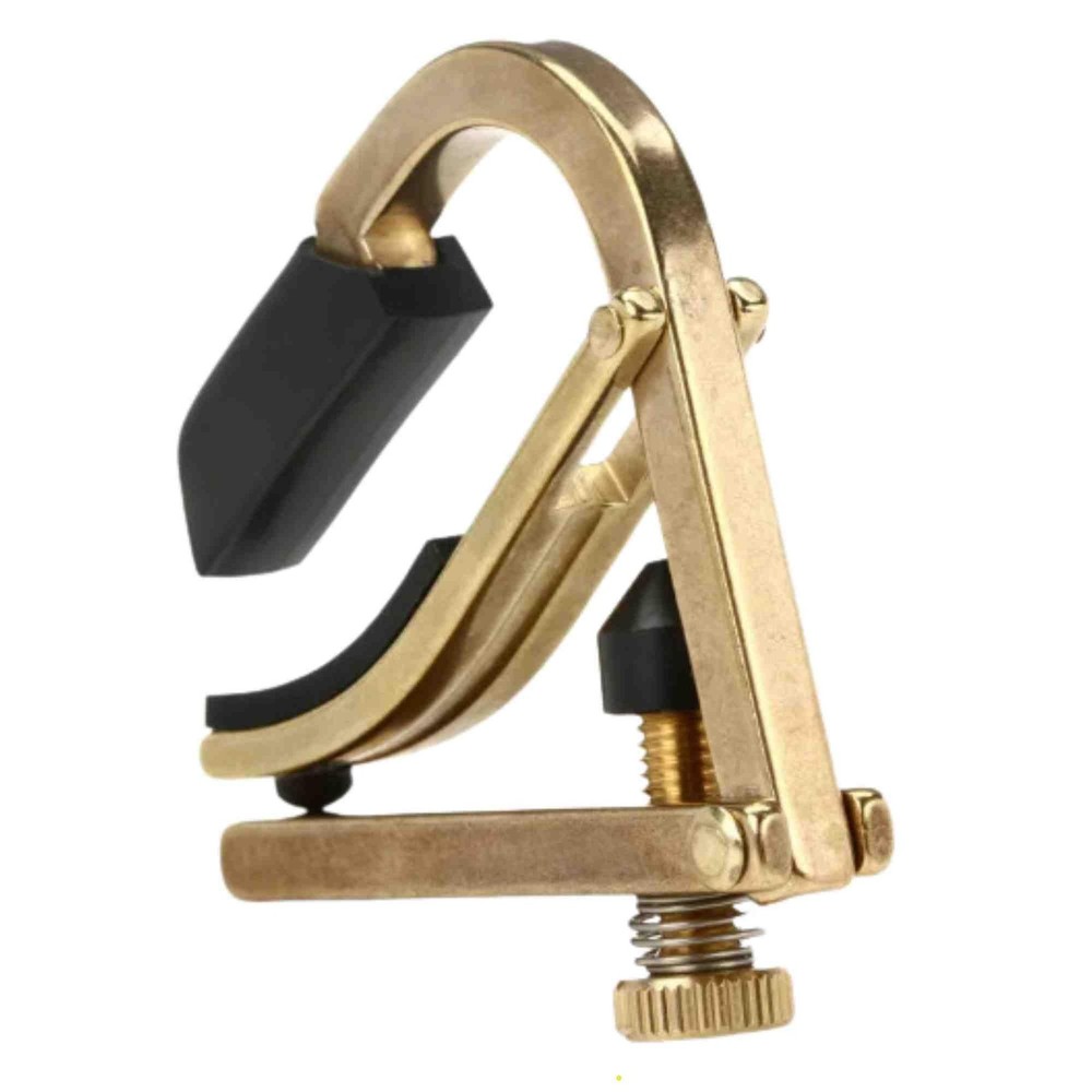 Shubb C7B Brass Partial Capo covers 3 inside strings