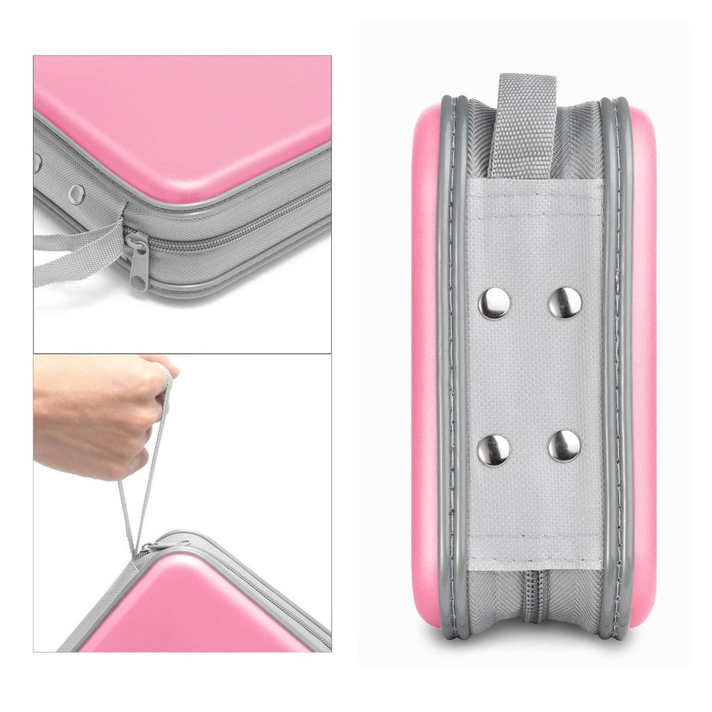 40 Capacity CD DVD Case Wallet Hard Plastic Disc Storage Binder Pink