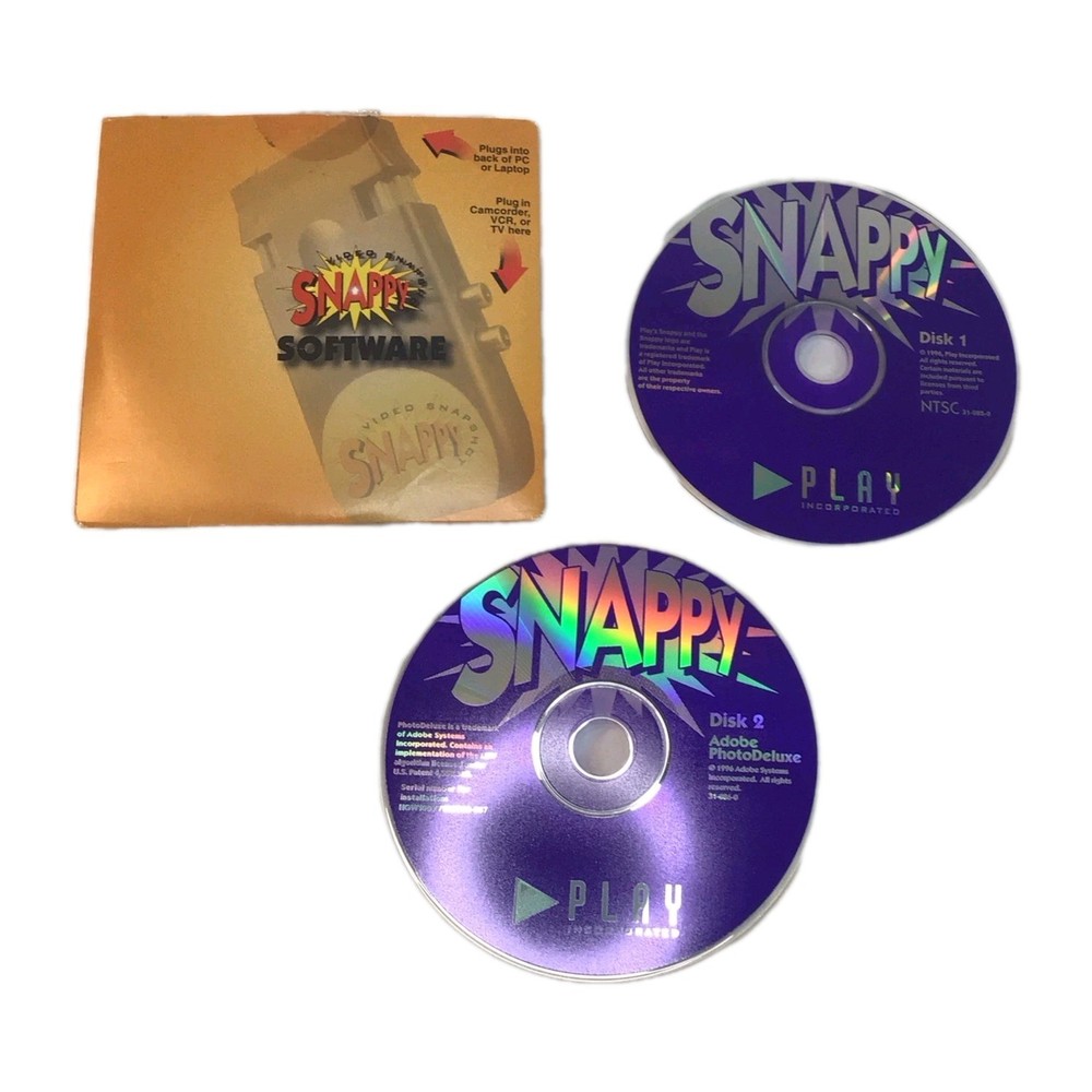 Snappy 2 Disc Software Vintage